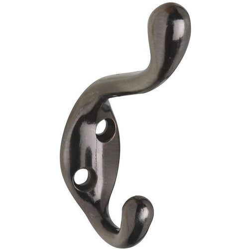 National Heavy-Duty Pewter Coat and Hat Wardrobe Hook