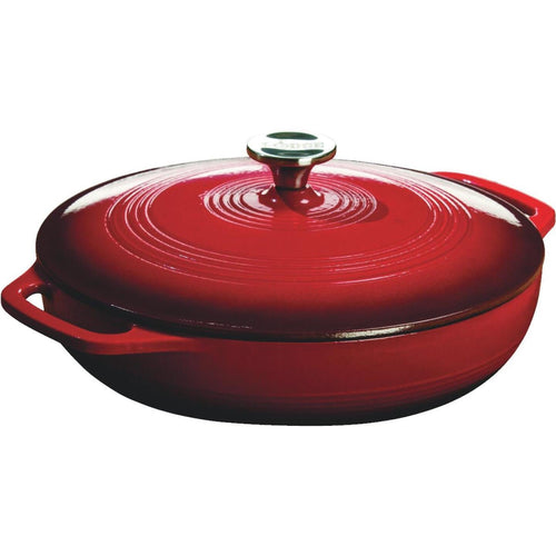 Lodge 3.6 Qt. 11-3/4 In. x 2-1/8 In. Cast Iron Casserole Dish