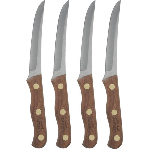 Chicago Cutlery Walnut Traditions Steak Knife Set (4-Piece)