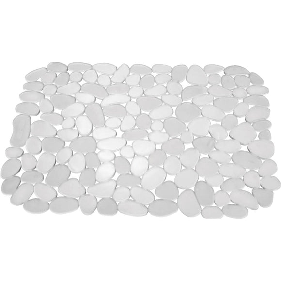 InterDesign Pebblz 10.5 In. x 12.25 In. Clear Sink Mat