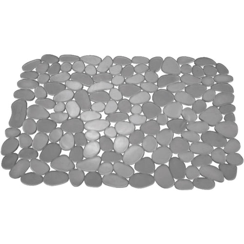 InterDesign Pebblz 10.5 In. x 12.25 In. Graphite Sink Mat