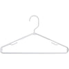 Homz Smart Solutions White Plastic Clothes Hanger (10-Pack)