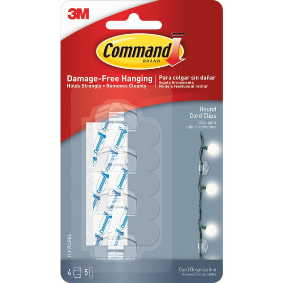 Command Wire Organizer Cord Clip with Adhesive