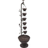 Alpine 11 In. W. x 38 In. H. x 10 In. L. Metal Hanging Cup Fountain