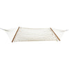 Castaway Hand Woven Cotton Rope White Hammock