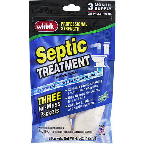Whink Septic Treatment Packets 4.5 oz