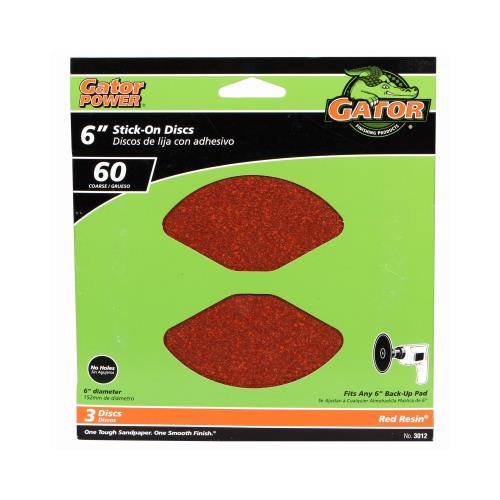 Gator Stick-On Sanding Discs  60 Grit